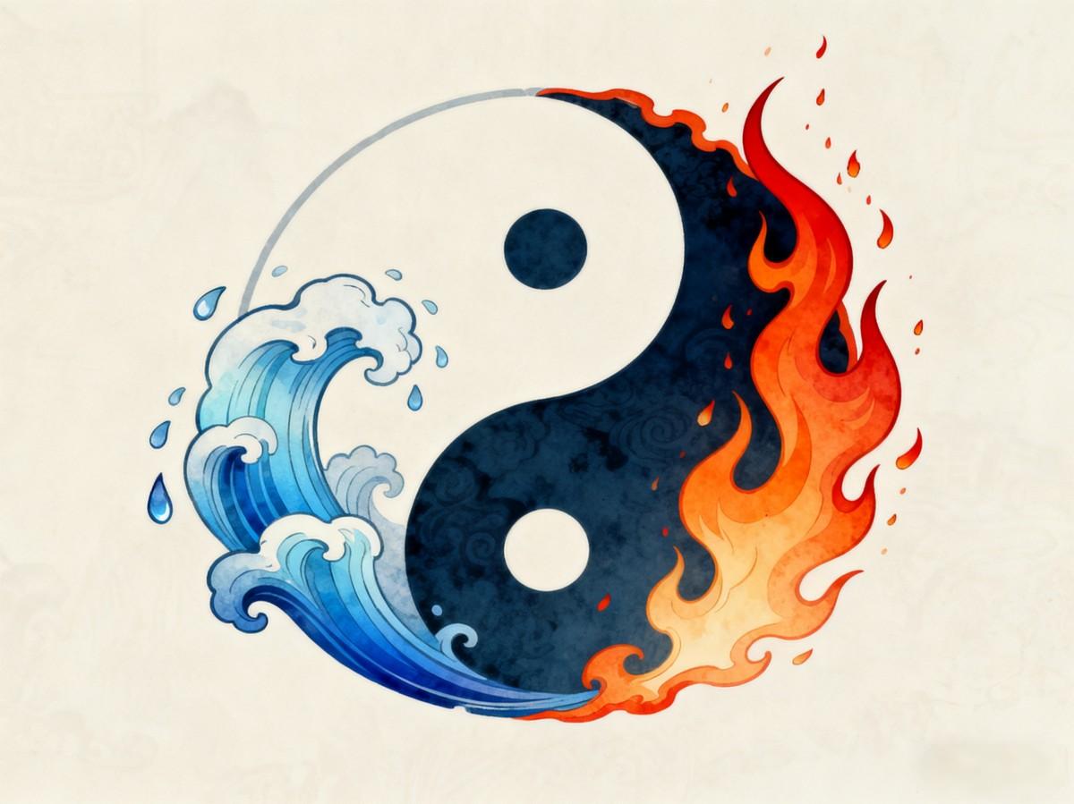 八字命理中的“水火既济”:阴阳调和的一等格局 水火既济格成格条件,水火既济与水火相战区别,八字水火平衡秘诀,水火既济格富贵层次,坎离交媾命理意义